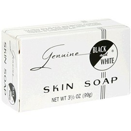 Black & White Skin Soap Bar 3.5 oz (Pack of 12)