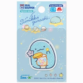 Irohaism SU352-SU30 Sumikko Gurashi Seal, Iron, Patch, Starry Sky Sanpo