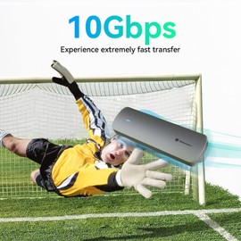 Yottamaster M.2 NVMe SATA Enclosure Aluminum, 10Gbps USB 3.2 M.2 NVME SSD Enclosure Adapter Tool-Free for NVME PCI-E SATA M-Key/(B+M) Key Solid State Drive, Support UASP for 2280 2260 2242 2230