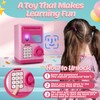 Electronic Piggy Bank for Kids Safe 2025, Pink Money Savings