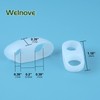 Welnove Pack of 10 Bunion Correction, Toe Separators with 2