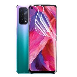 Snailcanfly Pack of 2 Hydrogel Film for Oppo A94 5G /Oppo A94 / Oppo A74 6.43 inch Highly Sensitive Protective Film Flexible Transparent TPU Screen Protectors Full Coverage Not Tempered Glass