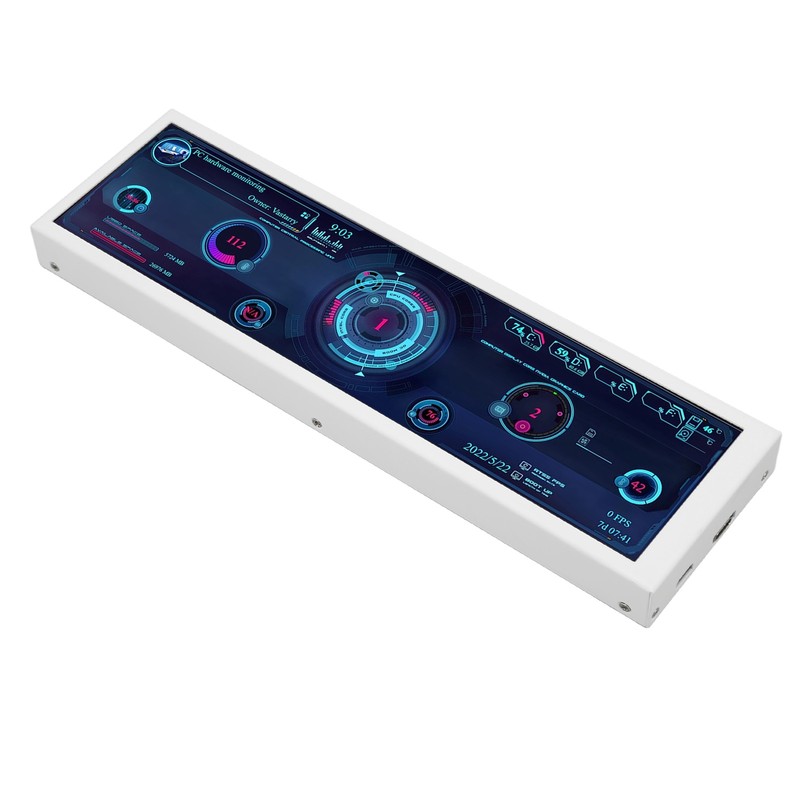 8.8in PC Temp Monitor USB C PC Sensor Panel Display