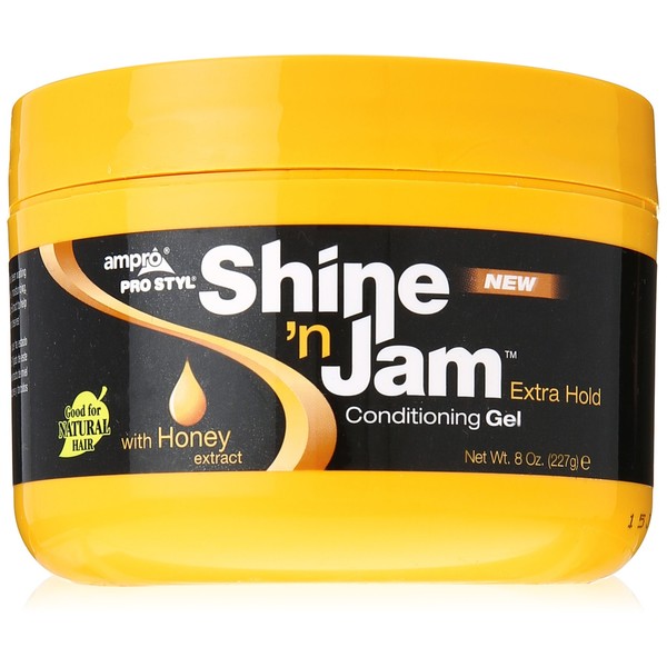 Ampro Shine 'N Jam Conditioning Gel, Extra Hold, 8 Ounce