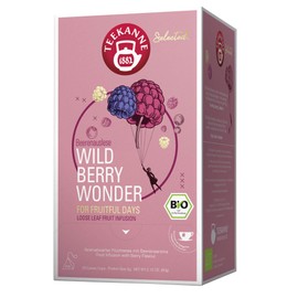 Teekanne Selected Wild Berry Organic Tea with Cup Pyramid Bag 60 g / Pack of 4