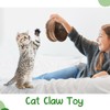 Dansydaisy 2 Pcs Cat Toy Cat Head Magic Organ Cat