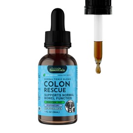 Animal Essentials Colon Rescue for Dogs & Cats - Constipation Relief, Stool Softener with Slippery Elm, Marshmallow Root, Licorice Root - 1 Fl Oz