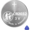 (2 Pack) CR2032 Remote Key Fob Battery OEM (Bundle) fits