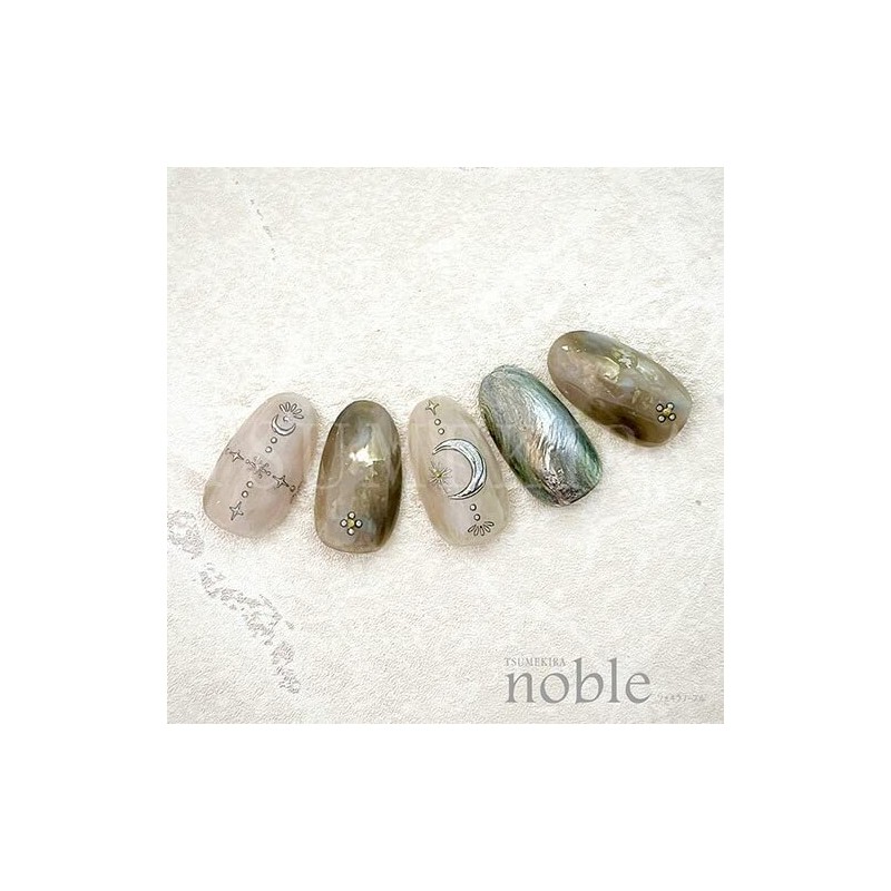 TSUMEKIRA noble Metal Parts, Silver (For Gel Only)