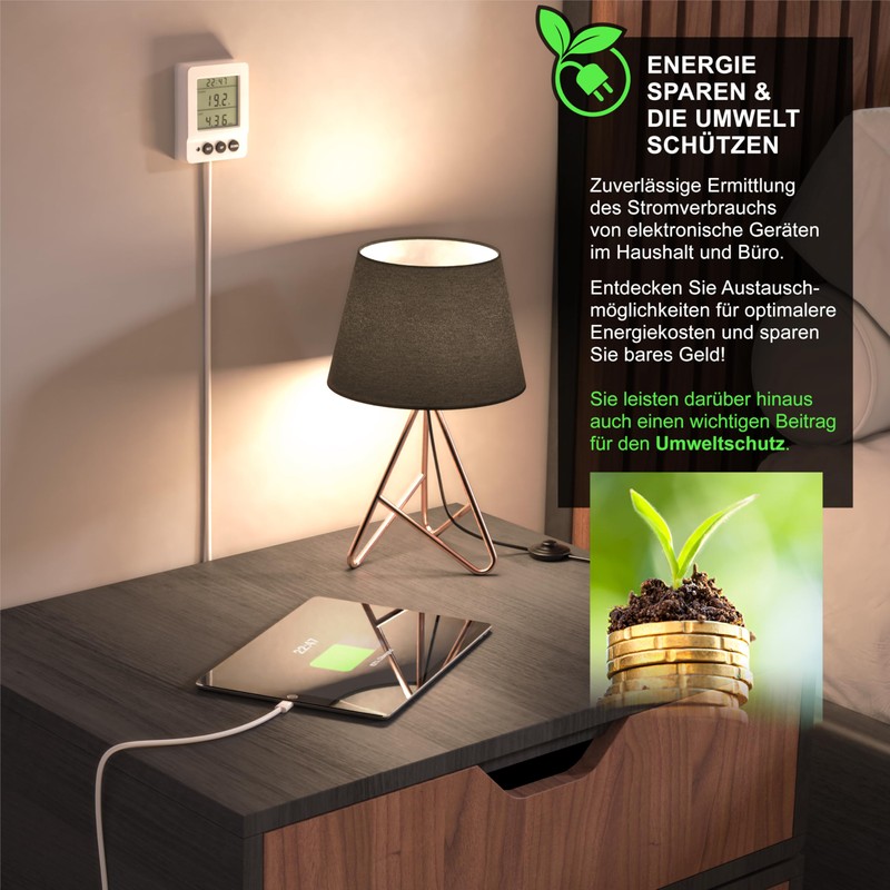 CSL - Energy Cost Meter Socket - Digital Ammeter -