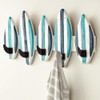 BLACK FOREST DECOR Wave Rider Surfboard Wall Hooks