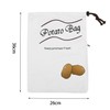 Potato Onion Storage Bags 3PCS ， Reusable Canvas Vegetable Produce