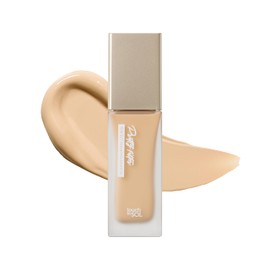 TOUCH IN SOL Pretty Filter Perfect Finish Foundation for Flawless, Natural Look - Lightweight and Full-Coverage Matte Base for All Skin Types, 1.18 fl.oz. (#1 Light)