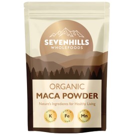 Sevenhills Wholefoods Organic Maca Root Powder 200g, Peruvian, Pure and Clean, Supporting Energy and Endurance, Vegan, Gluten-Free, Non-GMO, Kosher