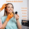 Guantes De Nitrilo Naranja Uniseal Libres De Látex 200 Pzas