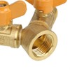SHANOER Solid Brass Y Ball Valve Comfort Grip for Oil
