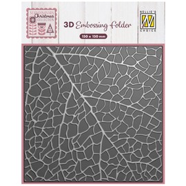 Nellie's Choice Cartella per Embossing 3D Motivi a Foglie 15 x 15 cm – Cartelle per Goffratura e Accessori – Fai da Te, DIY, Biglietti, Artigianato, Scrapbooking e Journaling