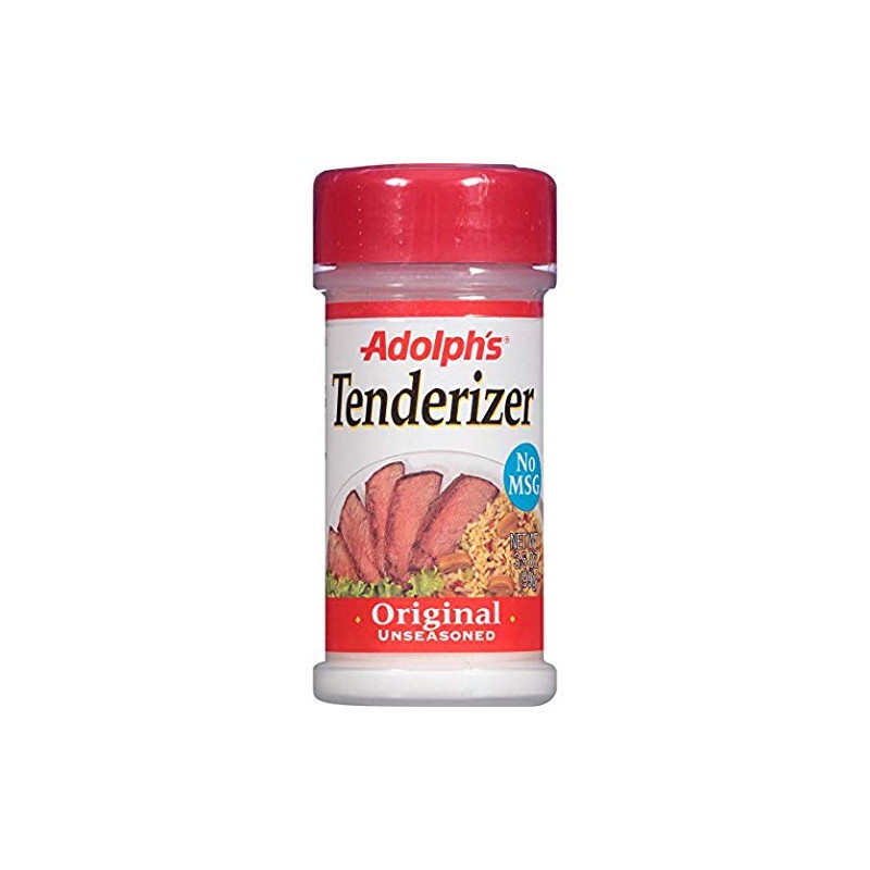 Adolphs Meat Tenderizer, Unseasoned, 3.5 oz (Pack - 6)