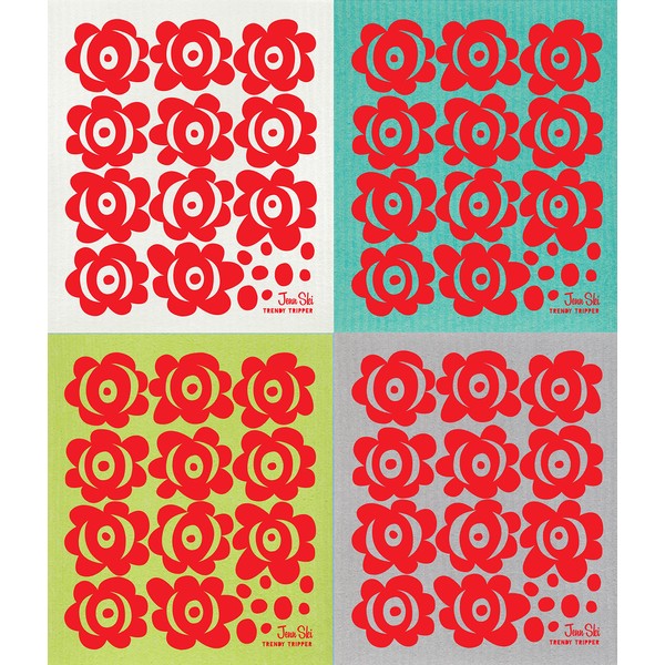 Limited Edition Illustrated byJenn Ski | Reusable Eco-Friendly Swedish Dishcloths
