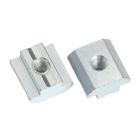 POFET 20 Pieces T-Slot Nuts Slot 8 - Type B, M6 T-Slot Nuts Set T-Slot Carbon Steel T Slot Nut Set For Aluminum Profile Extrusion Slot 30 Series