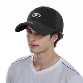 Alorn Baseball Cap Mens Distressed Vintage Relaxed Fit Dad Cap Cotton Casual