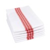 Striped Napkins Red/White - 20X20