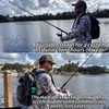 Chardime Fishing Sling Pack with multiple pockets, waterproof fishing Backpack