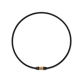 Colantotte SPORTS Necklace SR140 NEXT [AZ-1] Black x Gold L 20.1 inches (51 cm)