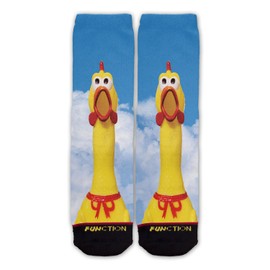 Function - Rubber Chicken Printed Socks One Size
