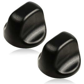 Reyhoar Upgraded 2Pcs S99360232 Range Hood Knob, S600348 Vent Hood Fan Control Knob Replacement Part fit for Broan Nutone, Black