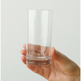 ADERIA 513 Glass Cup Tumbler, Straight 0.4 fl oz (10 mm), 8.8 fl oz (295 ml), Set of 6, Simple Design, Made in Japan