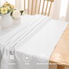 smiry Linen Table Cloth Rectangle 140x180 cm Wipe Clean Tablecloth