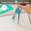 Mr. Pen - Juego de compás y transportador, compás matemático