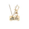 2pcs BFF Friendship Gifts for Dog Lover Gold Matching Pendant
