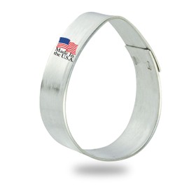 Easter Egg Cookie Cutter - Made in the USA – Foose Cookie Cutters Tin Plated Steel Egg Cookie Mold (3.75 Inch)