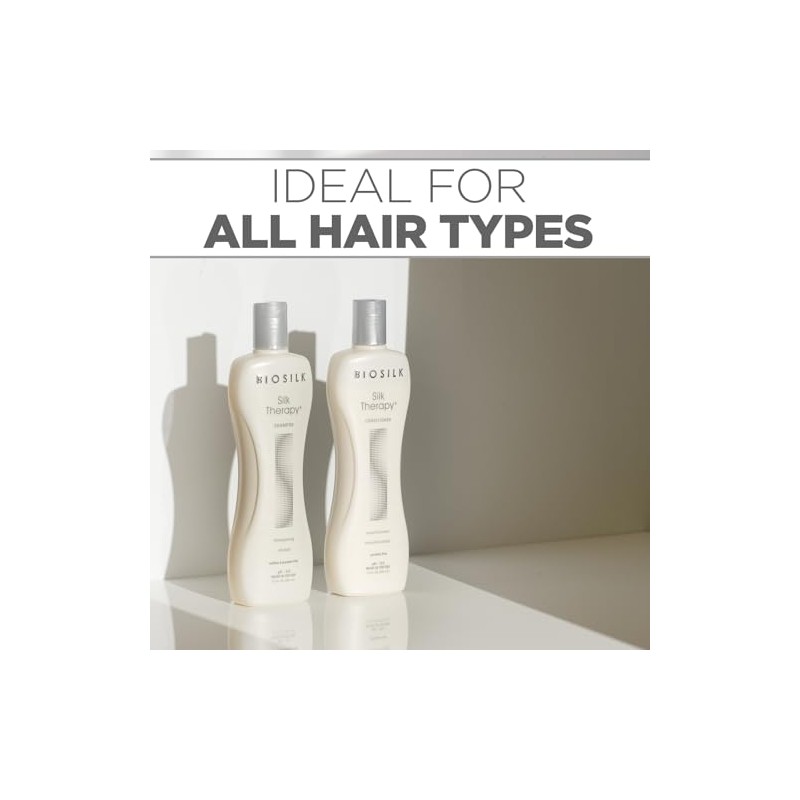 Biosilk Silk Therapy Duo Set Shampoo and Conditioner 12 Oz