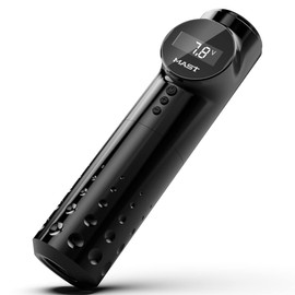 Mast Archer Cordless Tattoo Pen Machine, Rotary Tattoo Gun with Powerful Motor by Mcore, 2,000mAh Battery by Mastlabs for Run Long Time 3.5mm Stroke Black