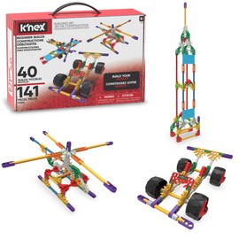 K'NEX - 40 Model Building Set‚ 141 Pieces, STEM Toy, Engineering Play, Creative Construction‚ Ages 5+