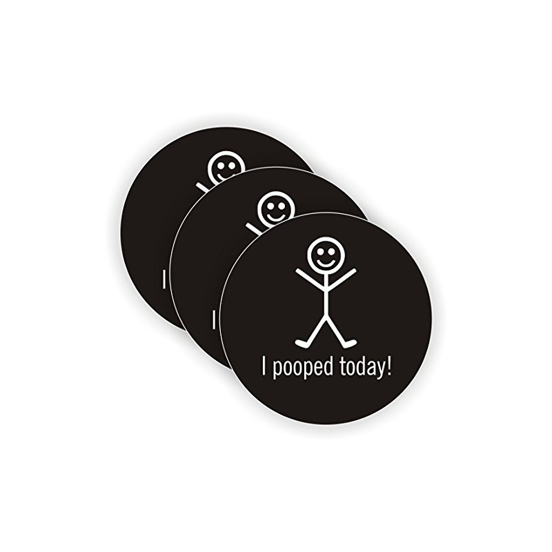 I Pooped Today Hard Hat Sticker / Helmet Decal Label