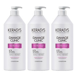 Kerasys Damage Clinic Protein Conditioner, 980ml, 3 pieces / 케라시스 데미지 클리닉 단백질 컨디셔너, 980ml, 3개