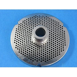Size #52 FINE GRIND x 1/8" holes. (3mm holes) VERY FINE meat grinder disc plate Hobart, Biro, Berkel. Lifetime NO RUST warranty.