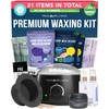 Tress Wellness Deluxe Waxing Kit for Sensitive Skin – Safe