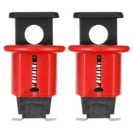 iplusmile Circuit Breaker Lockout Device Lockout Tagout Electric Breaker Clamp Lock Out Loto Single Pole Breaker Lock for Main Breaker Lockout Pack of 2