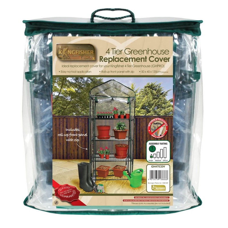 Kingfisher 4 Tier Greenhouse Cover