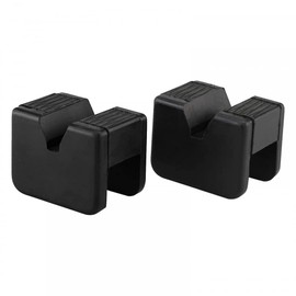 MiOYOOW Jack Stand Pad, 2PCS Rail Pinch Welds Guard, Square Rubber Jack Stand Pad for Cars Vehicles