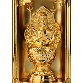 Buddha Statue Thousand Armed Kannon Bodhisattva with Kitchen (Gold Plated/24K Gold) Buddha Statue: Kageaki Watanabe Original Model (born in the year of child), Zodiac Protection Honzon, Zodiac Sign, Takaoka Copperware (Senjukan no Bosatsu)