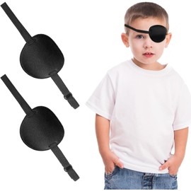 2 Piezas Parches para Los Ojos, Parches para Ojos Ajustables, para Tratamiento de Ambliopía y Protección, Parche Ojo Ajustable para el Estrabismo para Niños Parche Ocular Cómodo Para Niños, Ayuda En El Tratamiento De Ambliopía Y Protección Ocular Con Dise