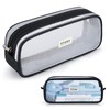 KALIDI Clear Pencil Case Large Pen Bag Stationery Pouch Cosmestic