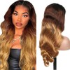 AiPliantfis Human Hair Wig Glueless Wig Wear and Go Echthaar