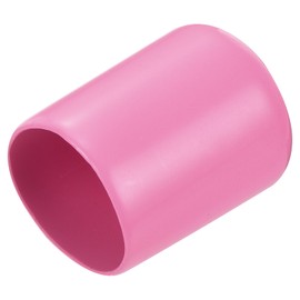 QUARKZMAN 20 Stück Gummikappen 19mm (3/4 Zoll) ID Vinyl PVC Rundrohr Schraubenkappenabdeckung Schraubengewinde Schutzkappen Pink